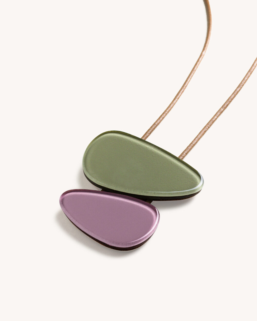 Colar Marmo Verde Militar
