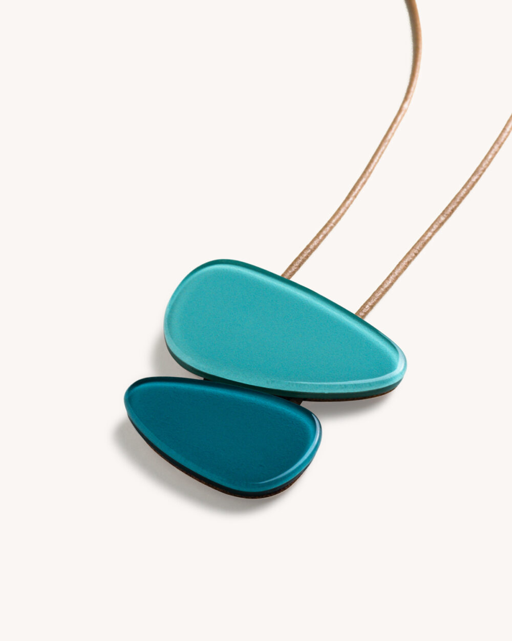 Colar Marmo Azul Turquesa