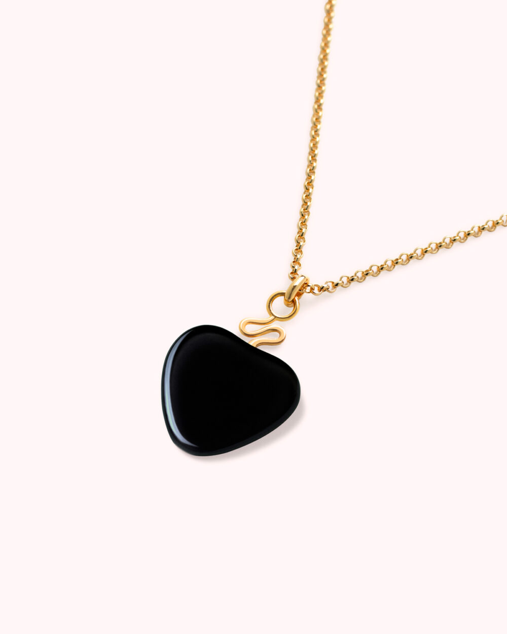 Colar Mini Orla Preto – Banho Ouro 18K