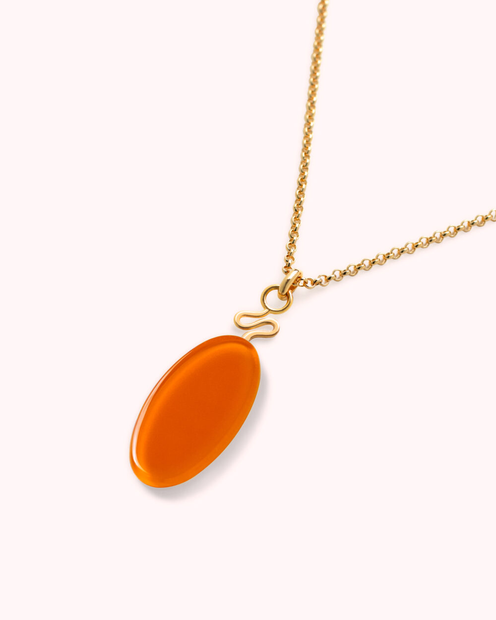 Colar Costa Laranja – Banho Ouro 18K