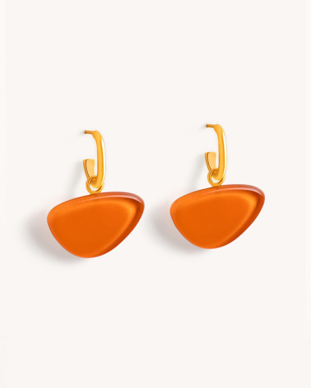 Brinco Blanca Laranja – Banho Ouro 18K