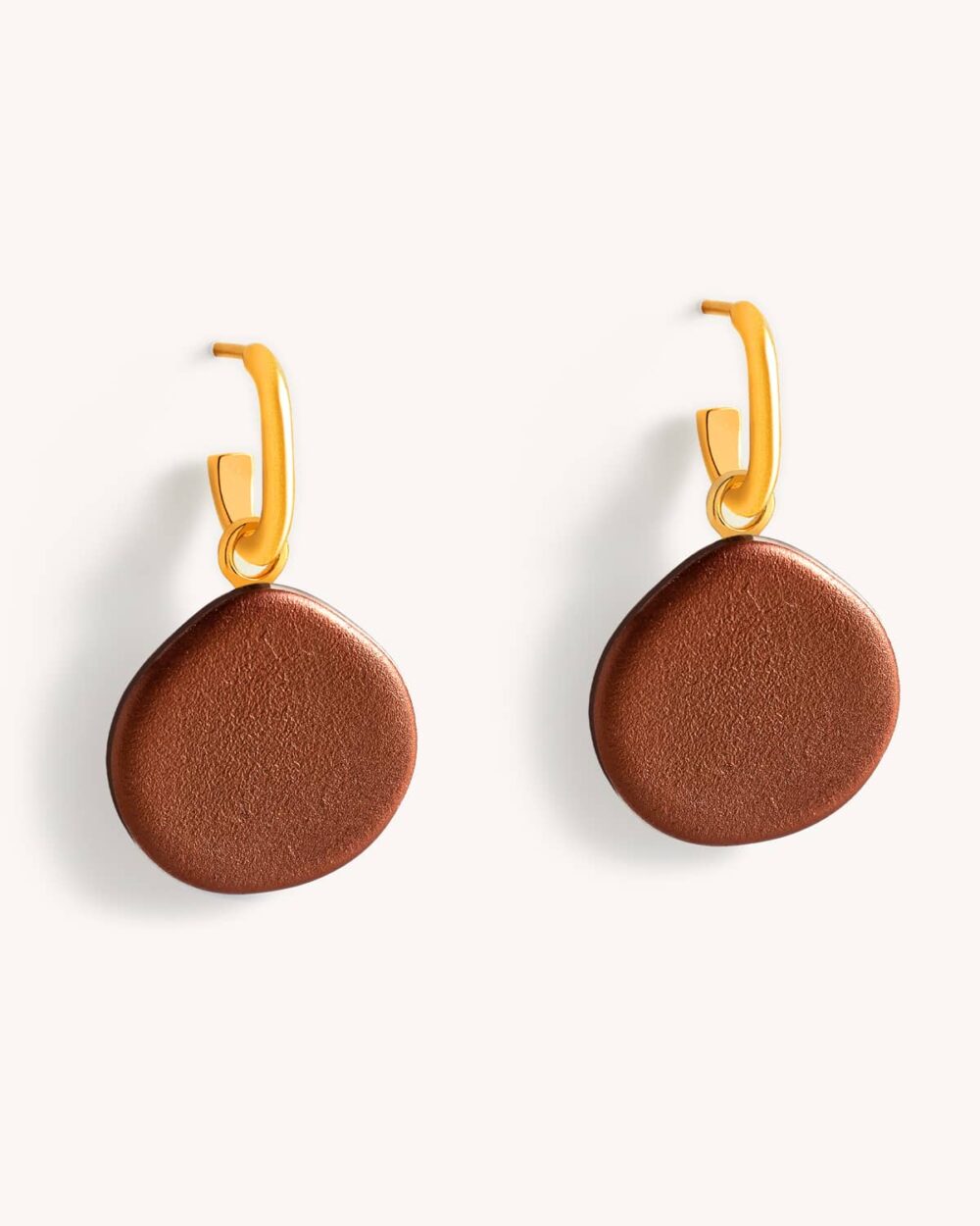 Brinco Flora Bronze – Banho Ouro 18K