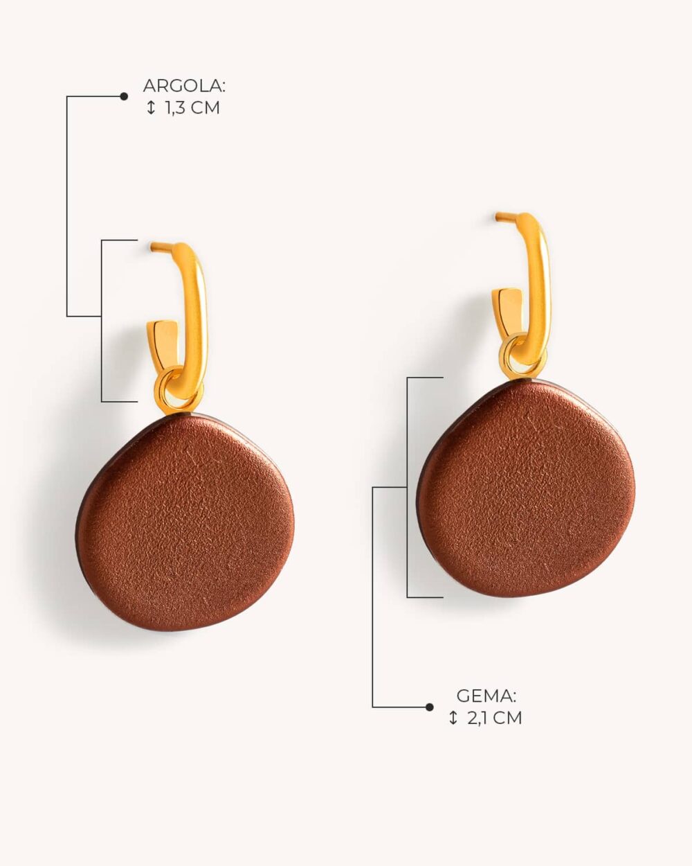 Brinco Flora Bronze – Banho Ouro 18K - Image 5