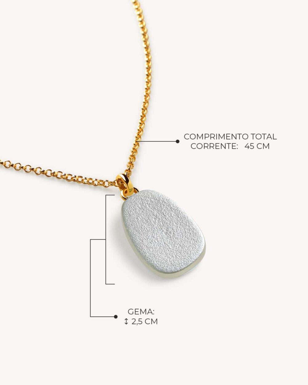 Colar Pétala Pérola – Banho Ouro 18K - Image 4