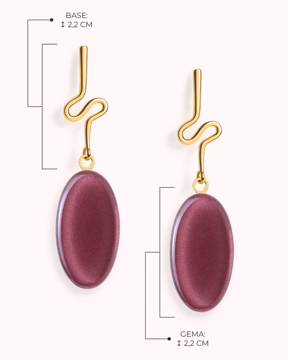Brinco Costa Uva – Banho Ouro 18K - Image 3