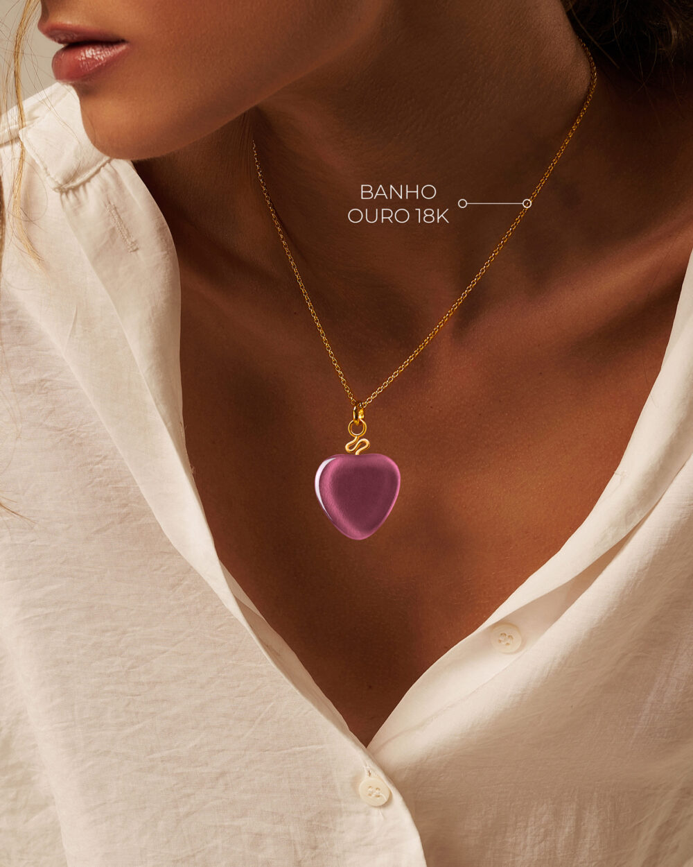 Colar Orla Uva – Banho Ouro 18K - Image 4