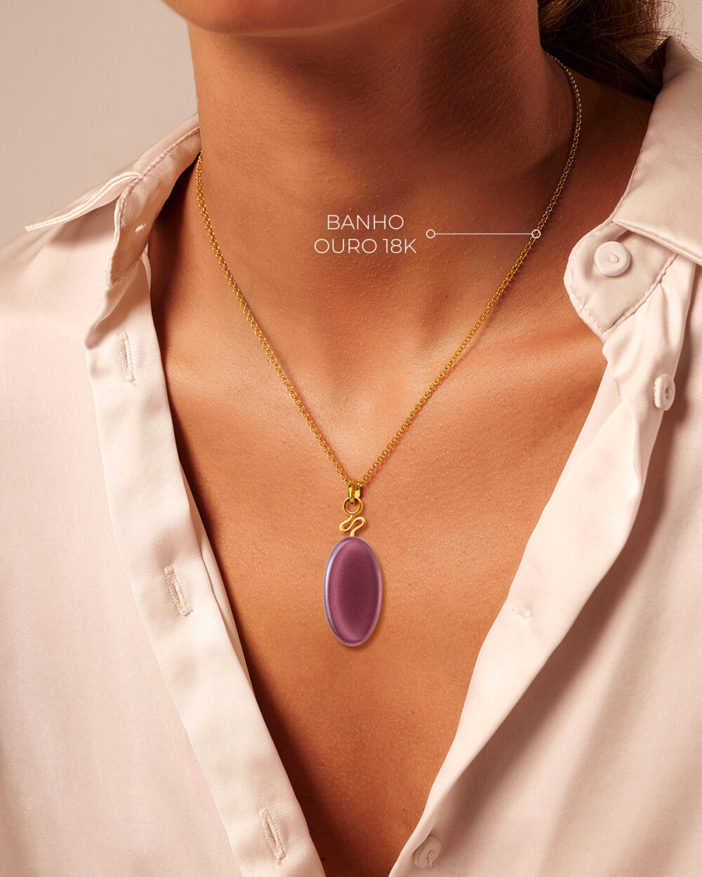 Colar Costa Uva – Banho Ouro 18K - Image 4