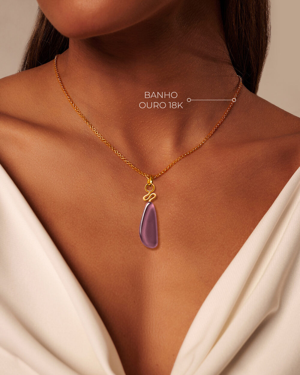 Colar Mini Riva Uva – Banho Ouro 18K - Image 4