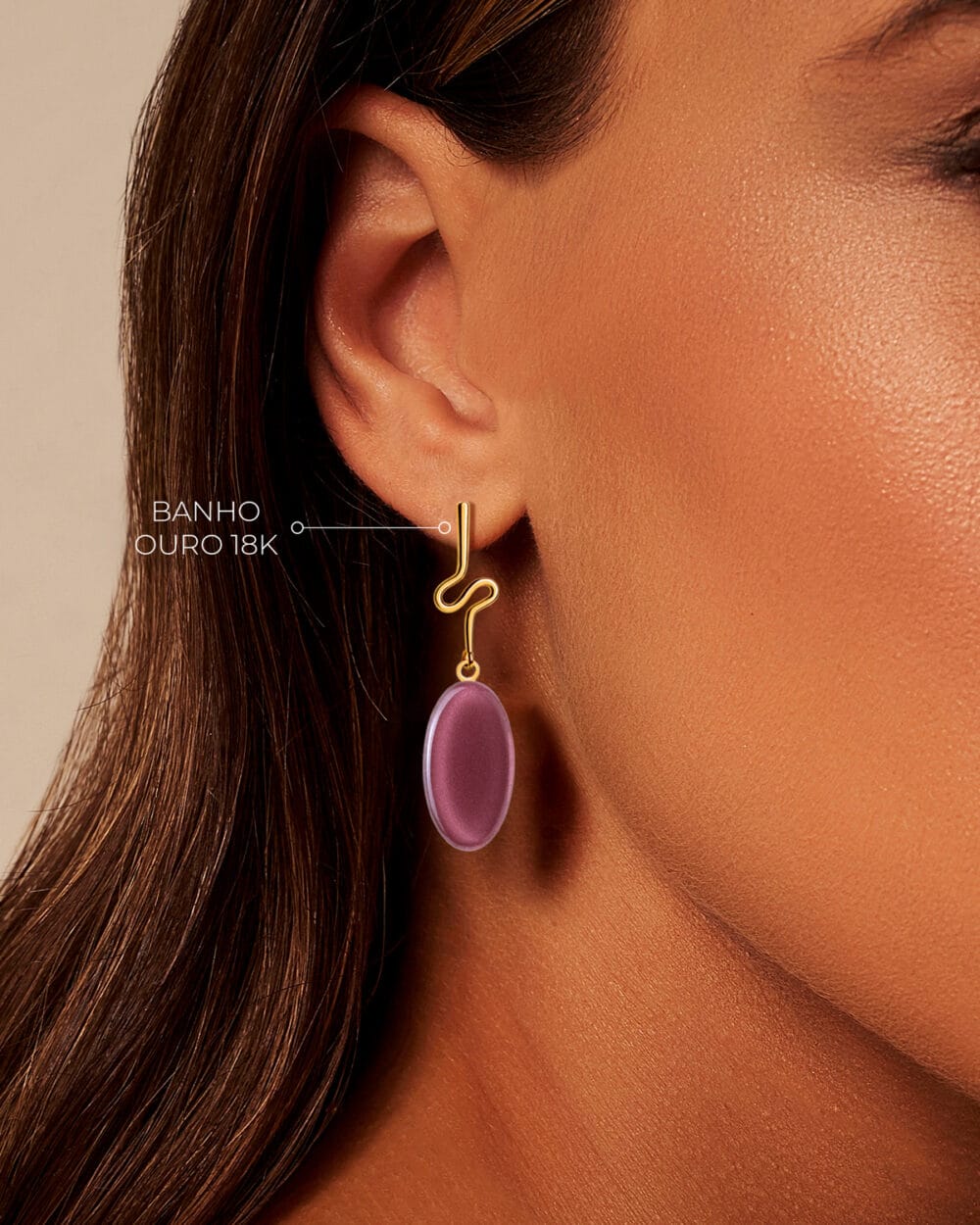 Brinco Costa Uva – Banho Ouro 18K - Image 4