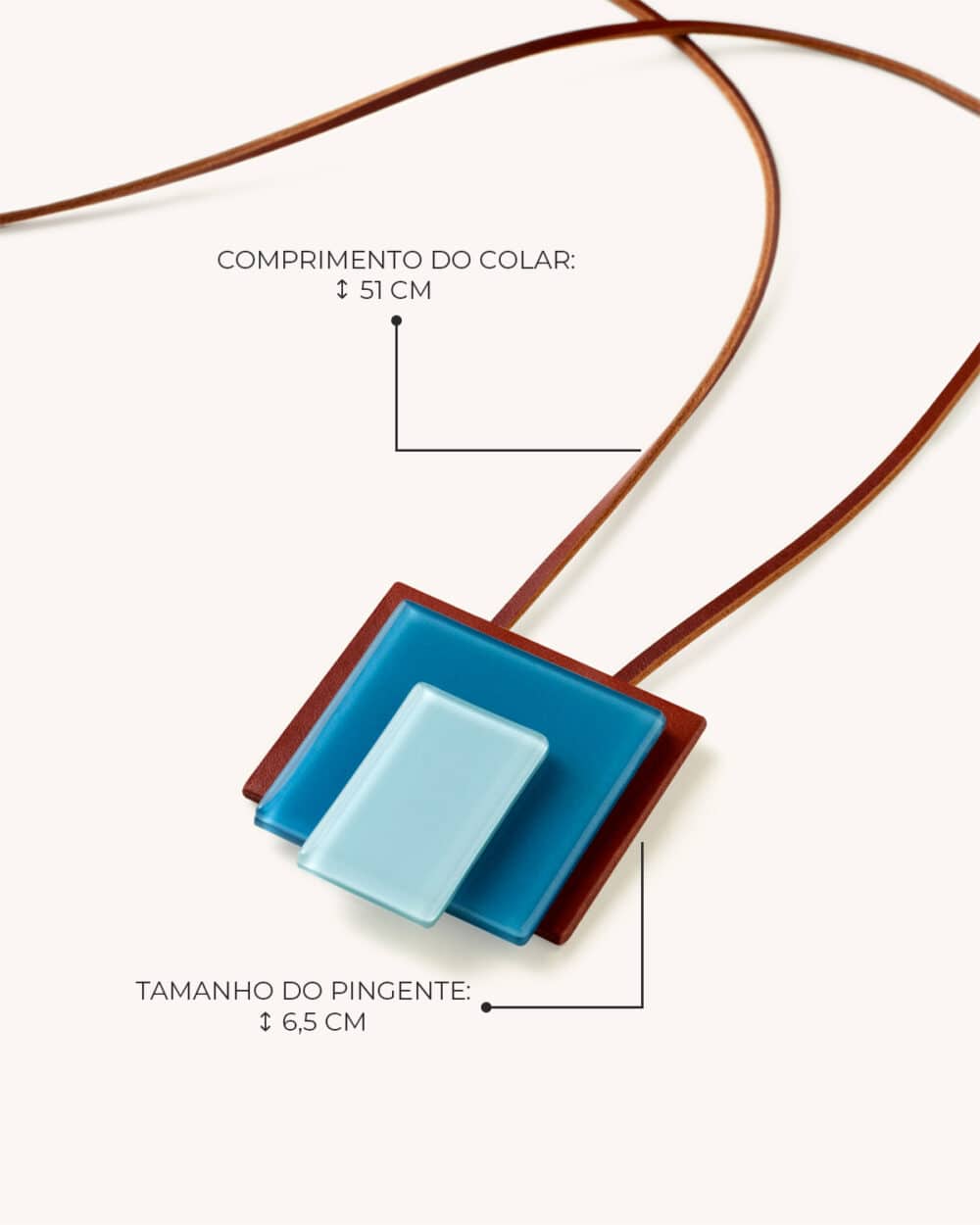 Colar Nó Azul Claro - Image 4