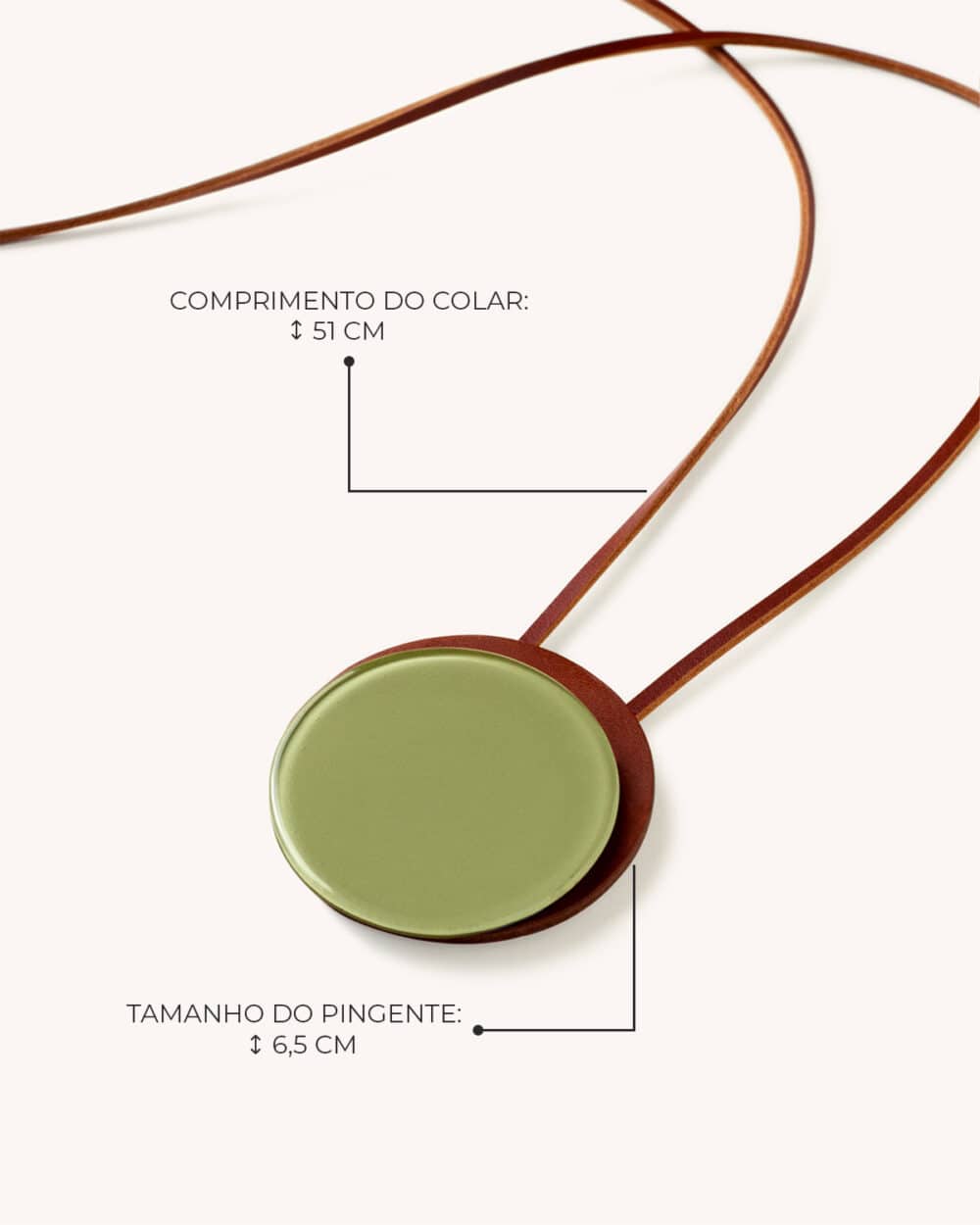 Colar Círculo Verde Militar - Image 4