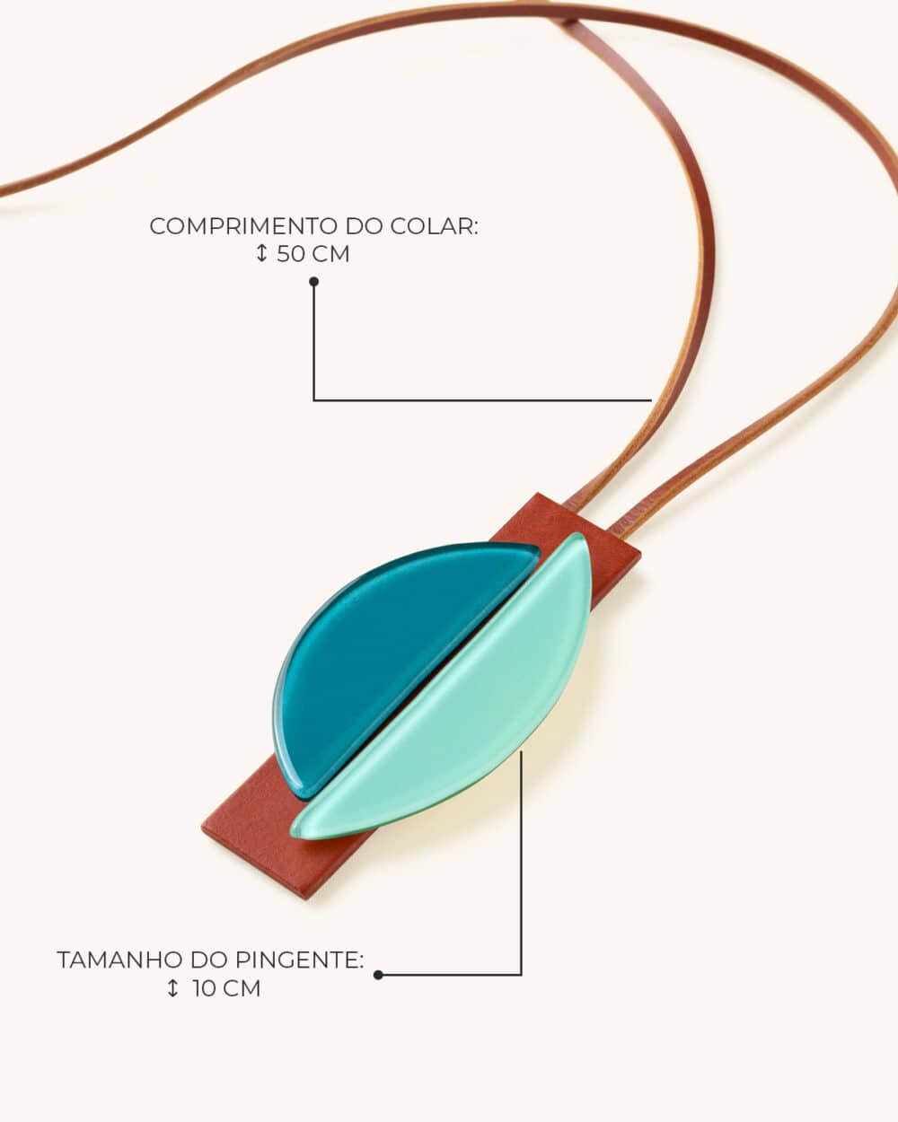 Colar Soma Azul Turquesa - Image 4