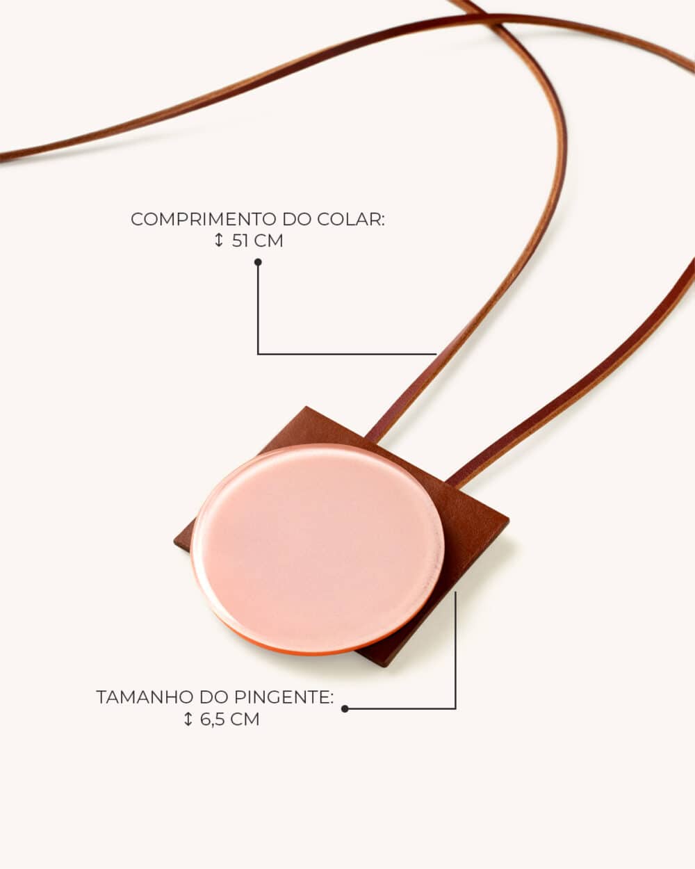 Colar Ponto Rosa - Image 4