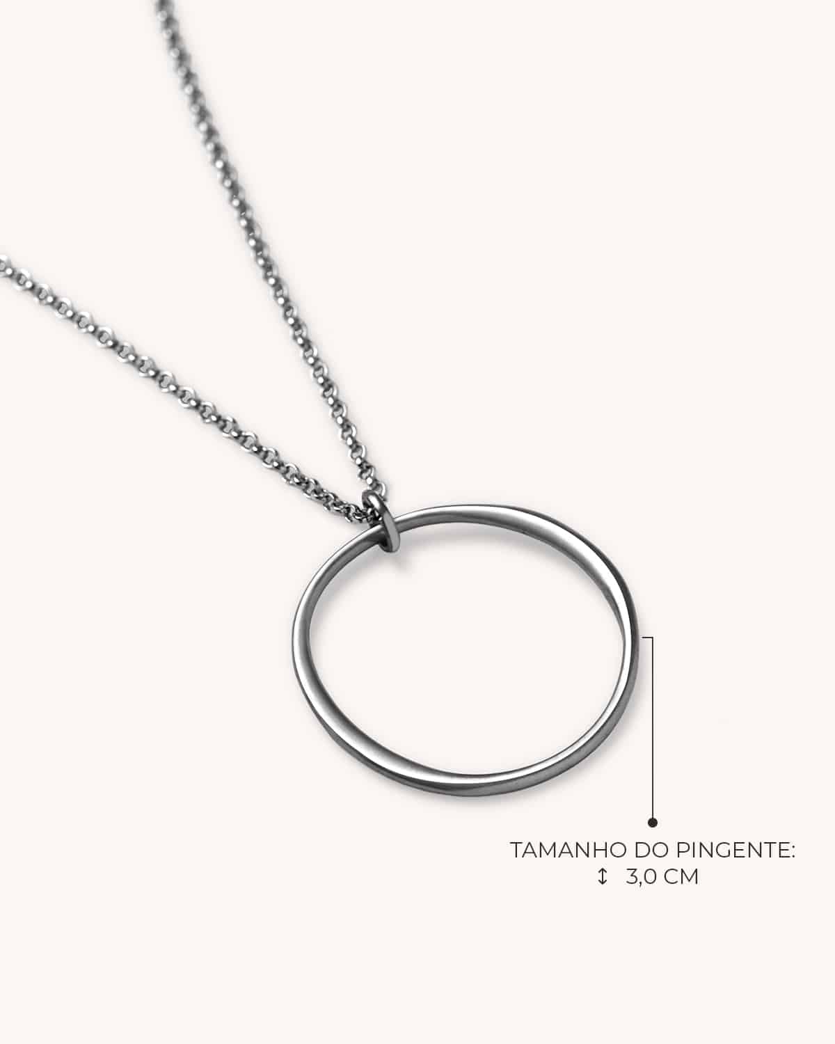 Colar Mini Alo - Prata Vintage - Image 3