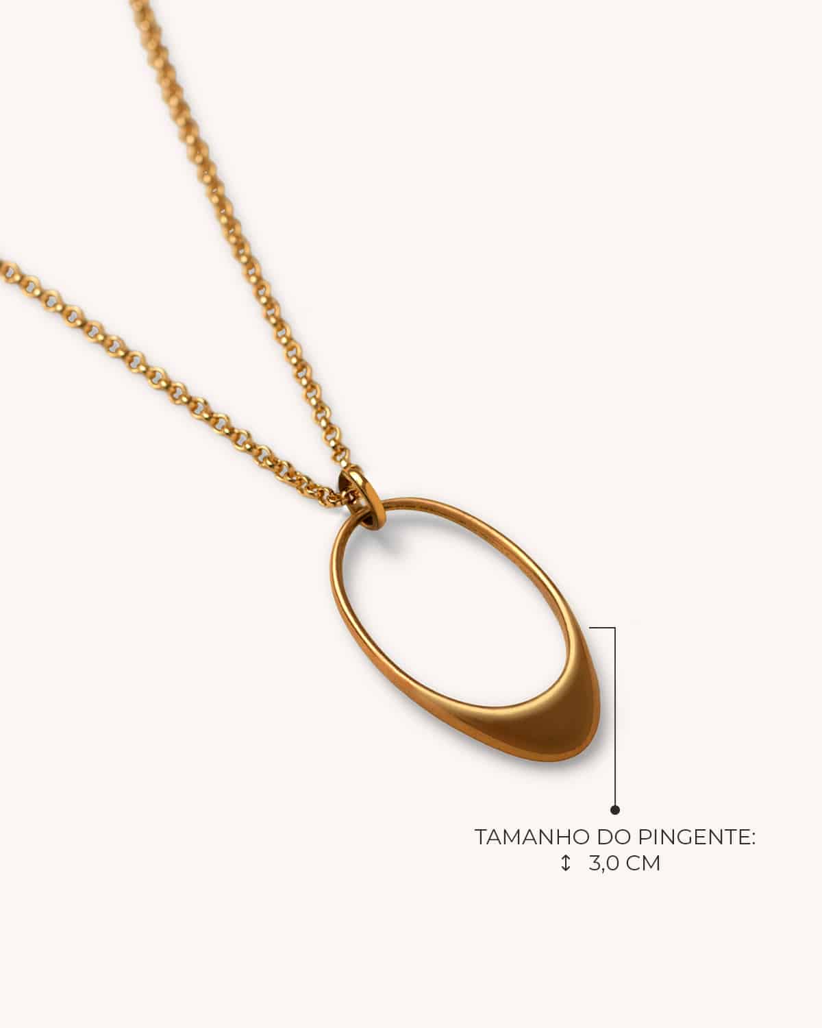Colar Mini Arco - Ouro Vintage 18K - Image 3