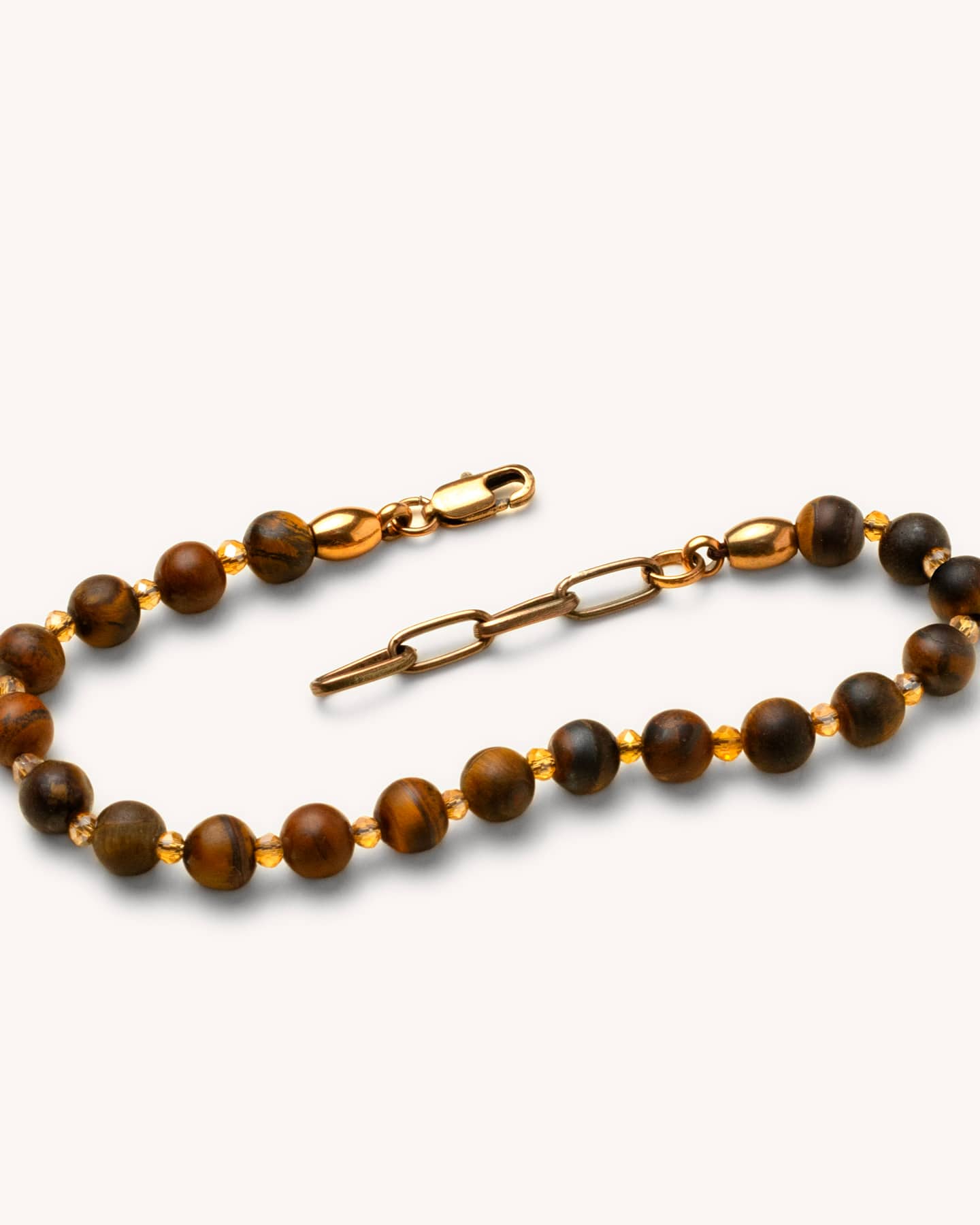 Pulseira Olho de Tigre - Ouro Vintage 18K - Image 3