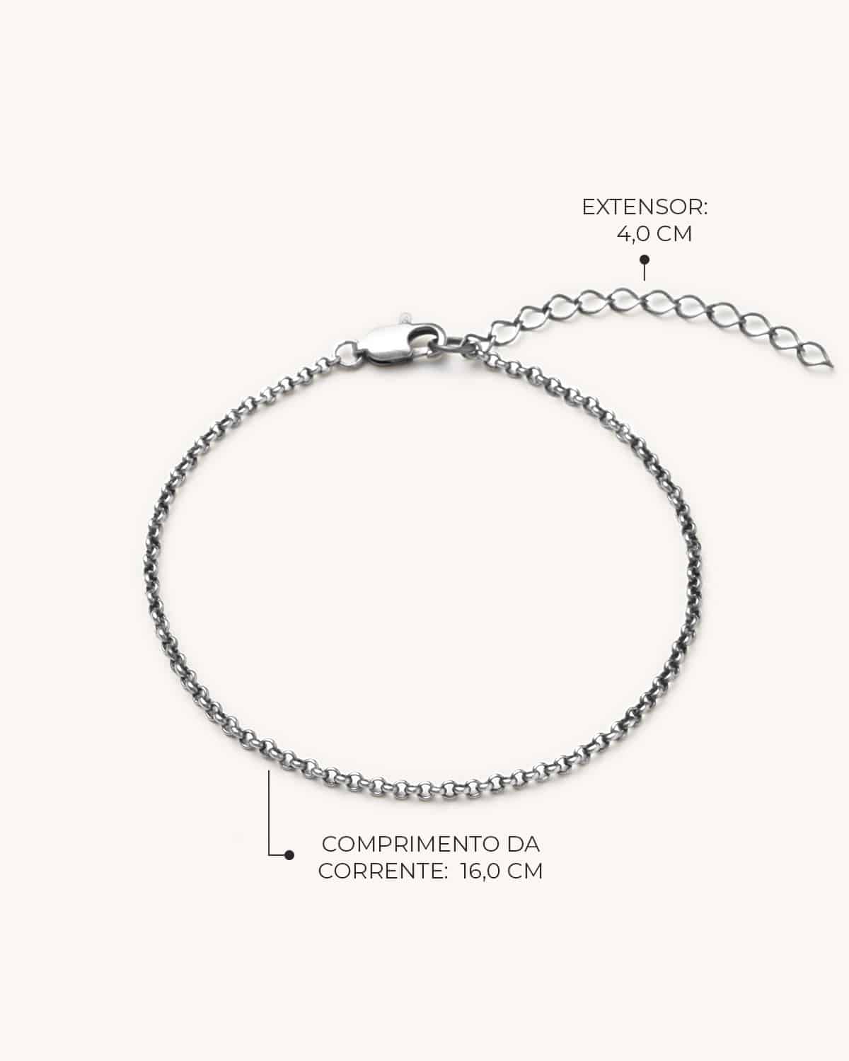 Pulseira Elo - Prata Vintage - Image 2