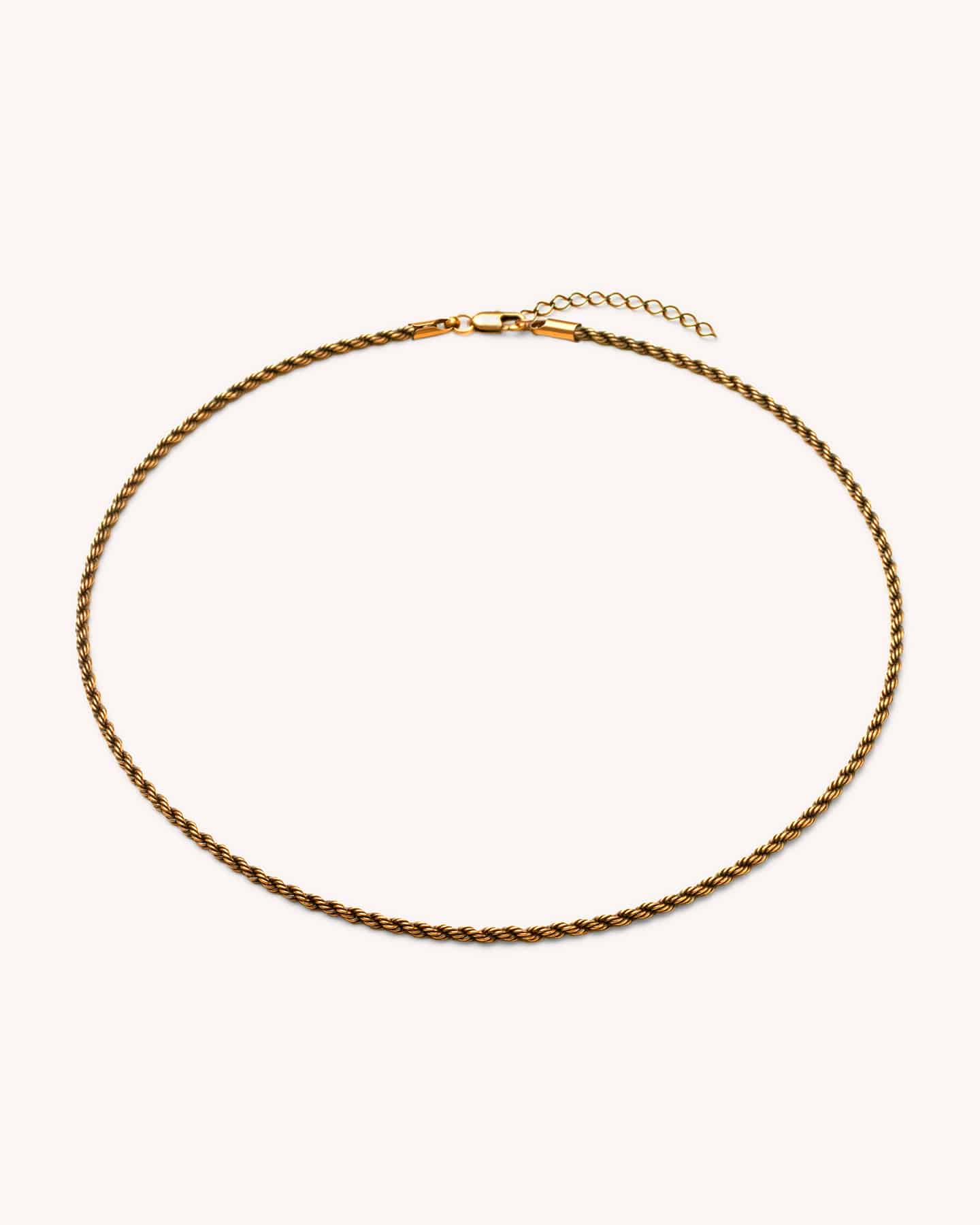 Corrente Torcida 60 - Ouro Vintage 18K