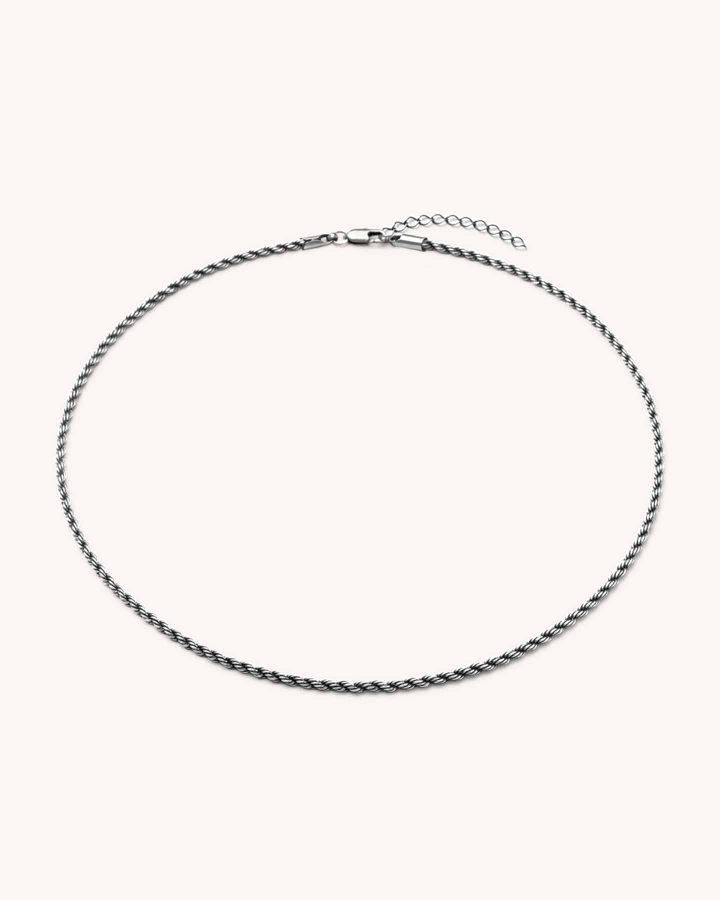 Corrente Torcida 60 - Prata Vintage