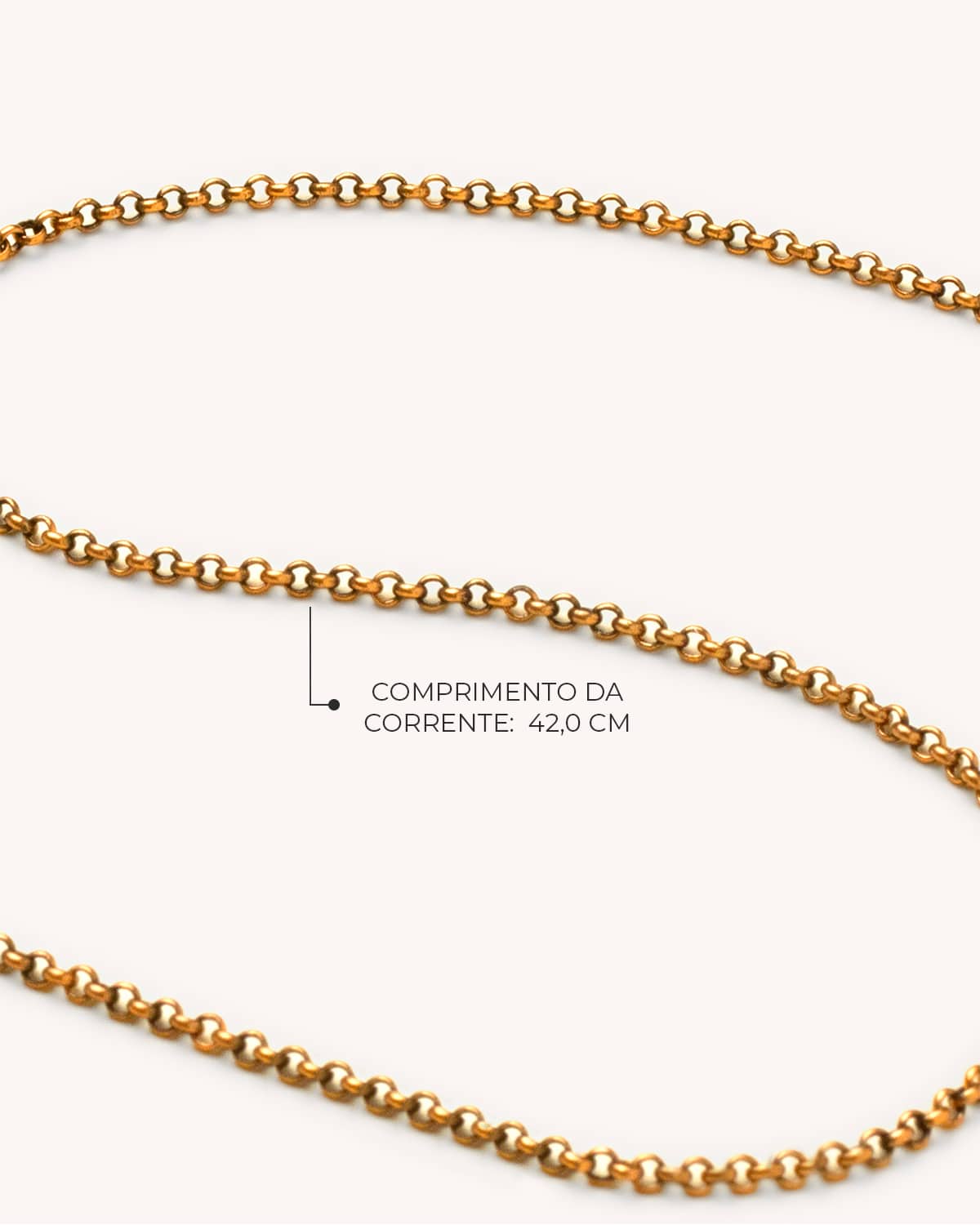 Colar Mini Arco - Ouro Vintage 18K - Image 4