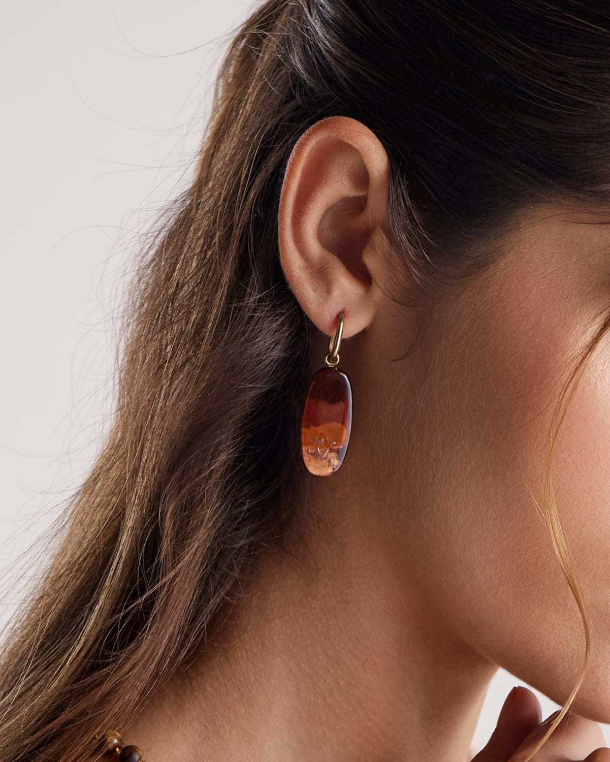 Argola Remo Marrom - Ouro Vintage 18K - Image 2