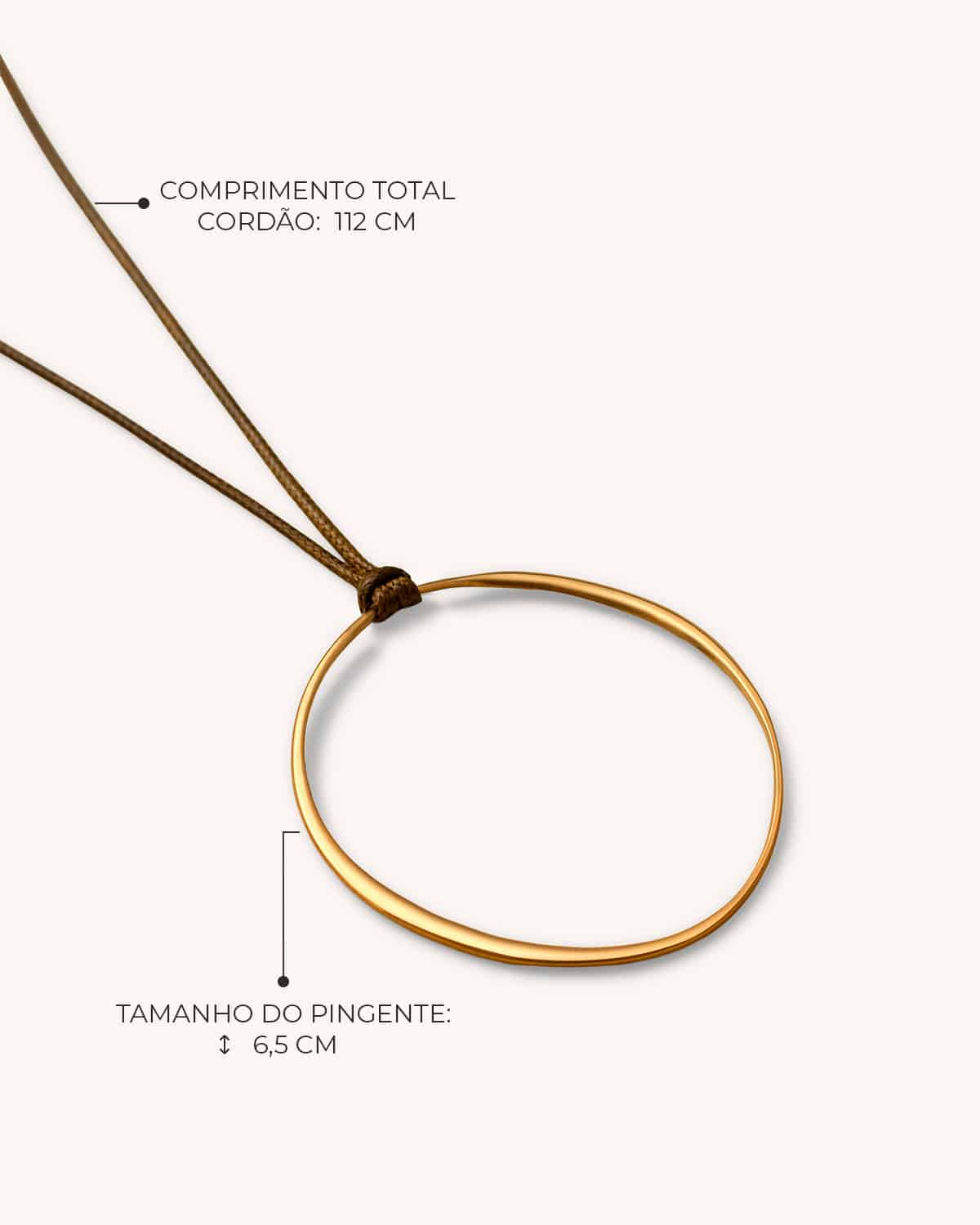 Colar Alo Cordão - Ouro Vintage 18K - Image 3