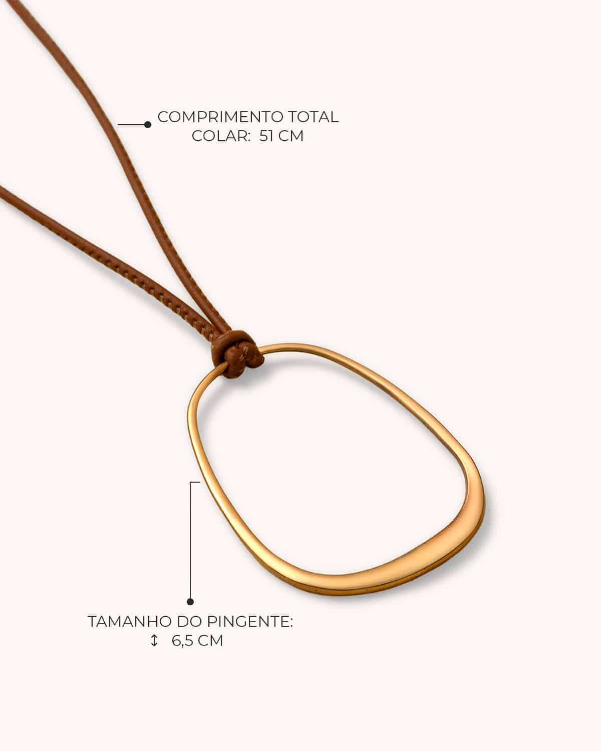 Colar Trapézio - Ouro Vintage 18K - Image 3