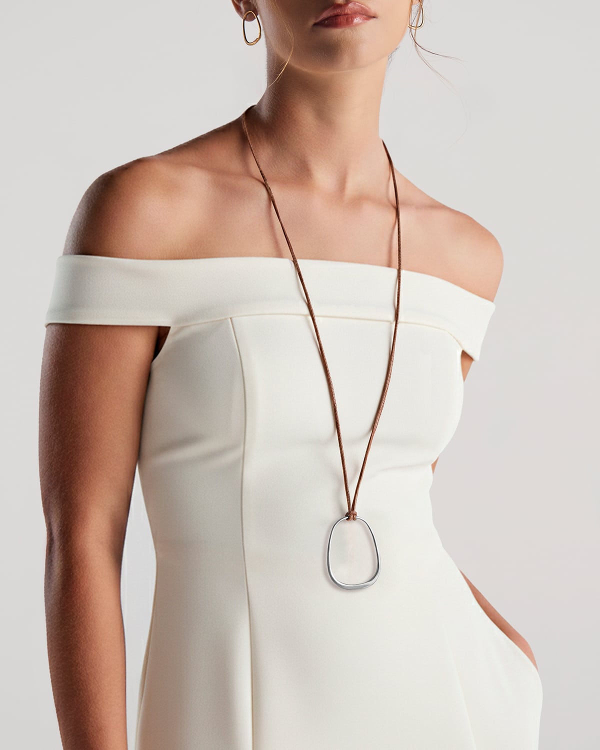 Colar Trapézio - Prata Vintage - Image 2