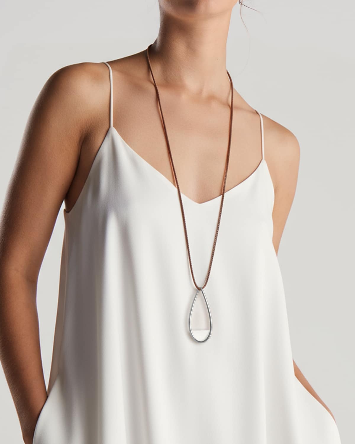 Colar Gota Pérola - Prata Vintage - Image 2