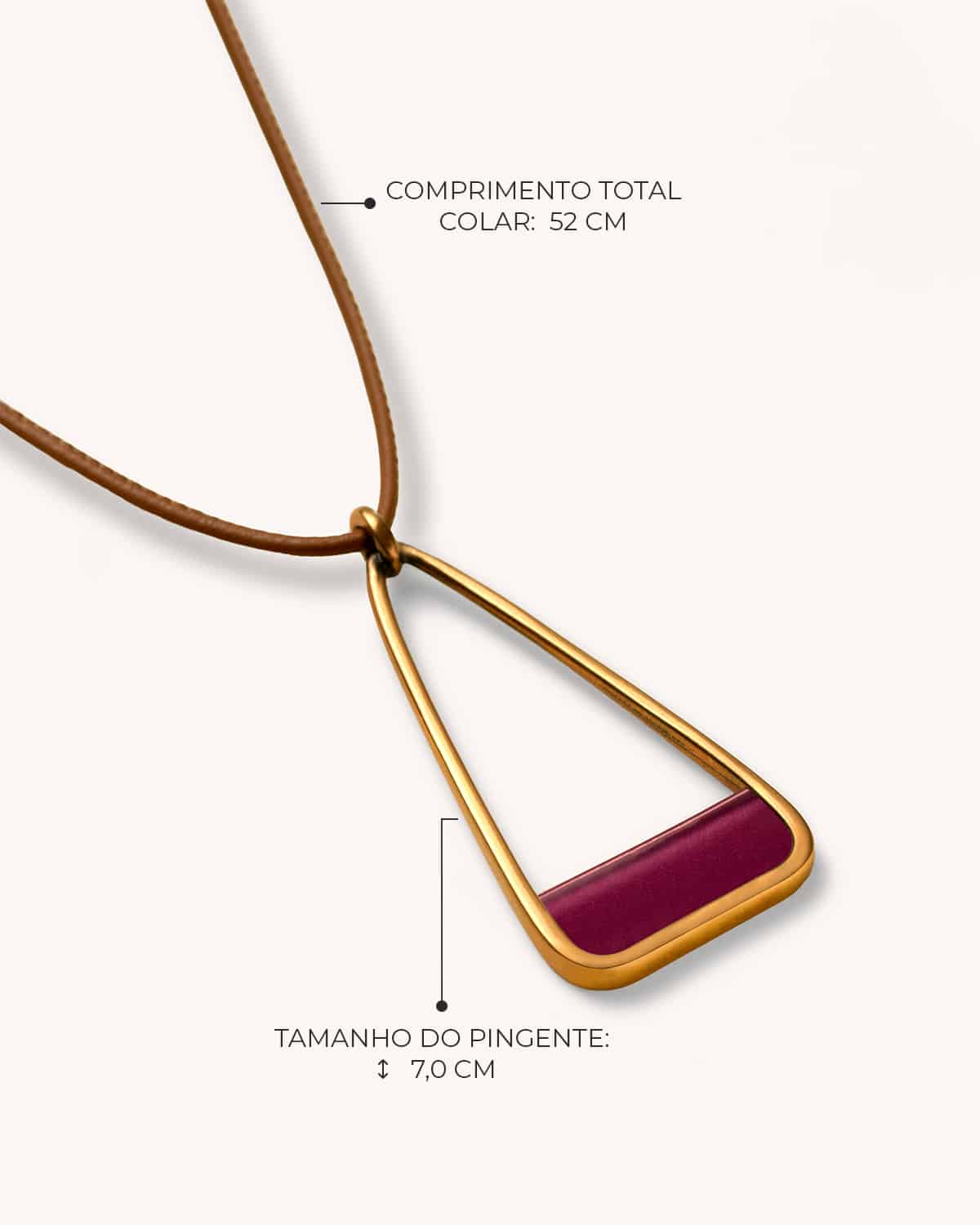 Colar Delta Uva - Ouro Vintage 18K - Image 3