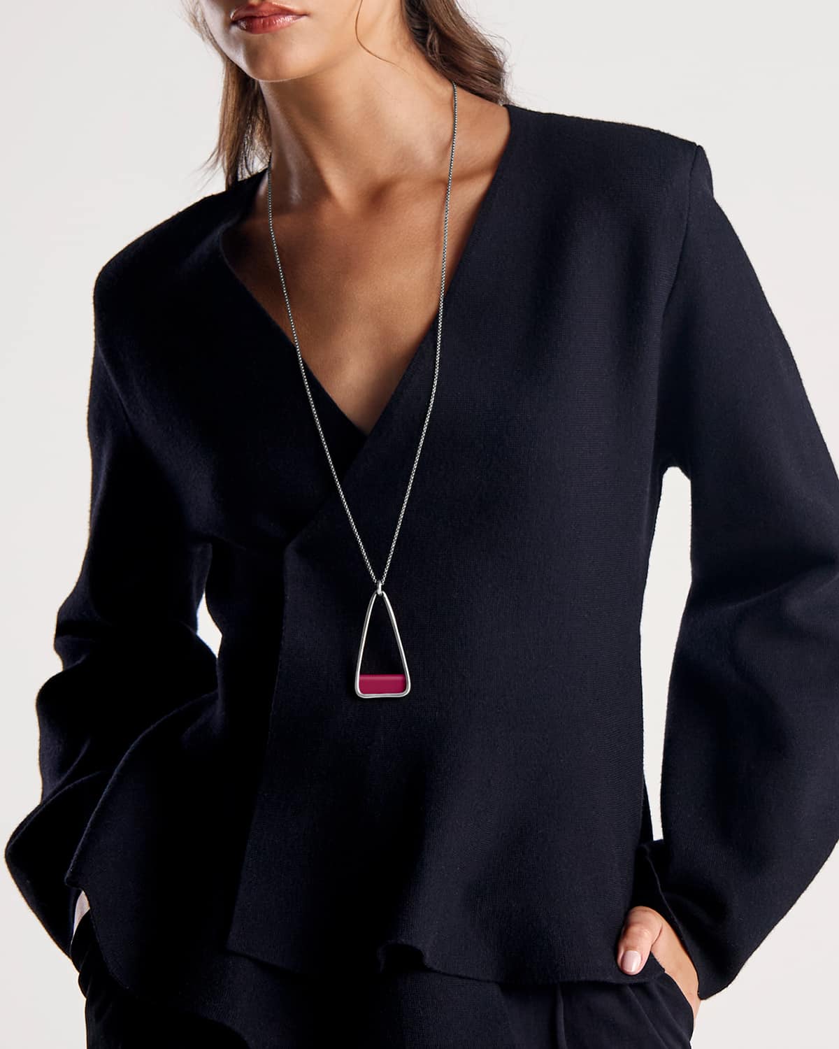 Colar Delta Uva Corrente- Prata Vintage - Image 2