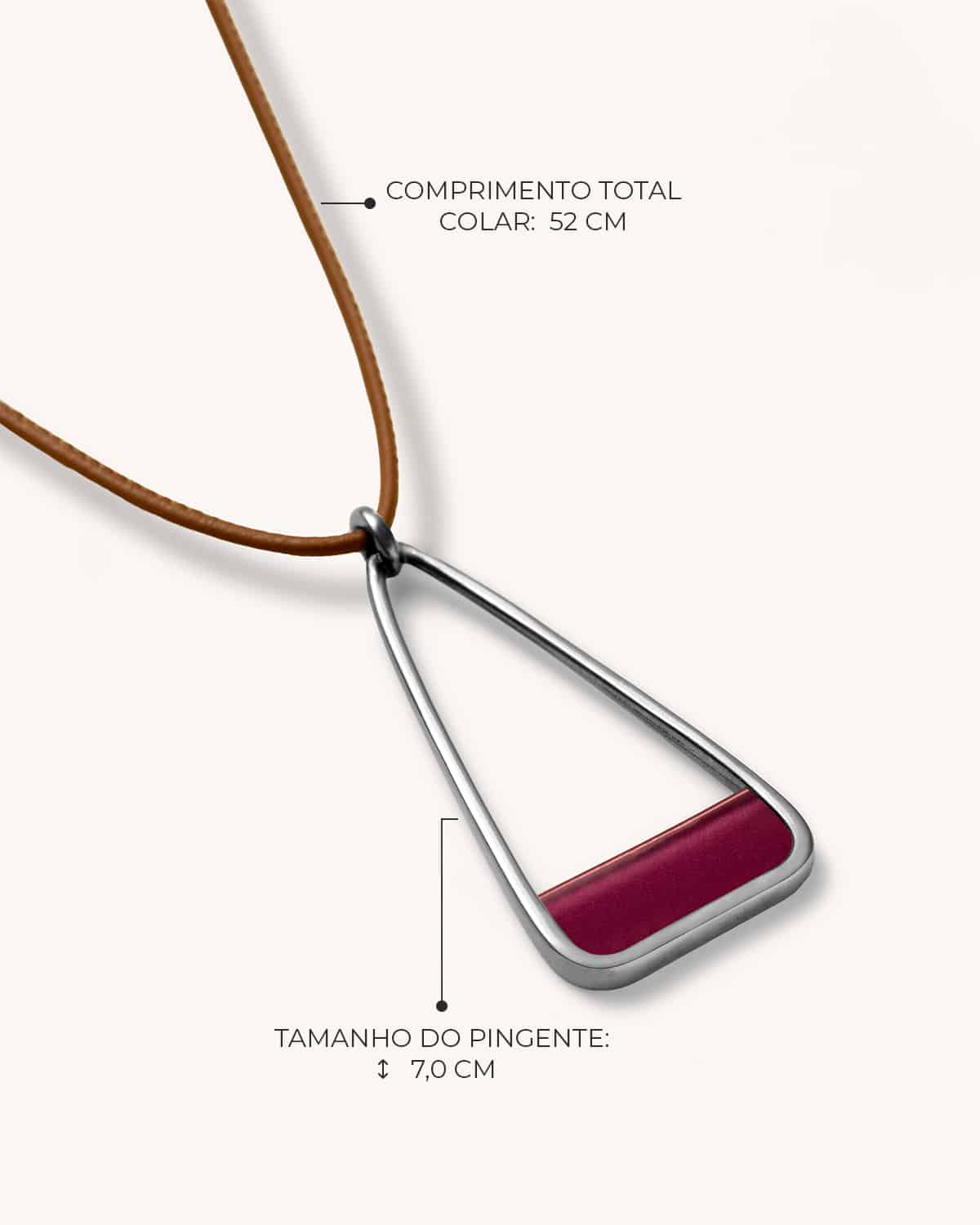 Colar Delta Uva - Prata Vintage - Image 3