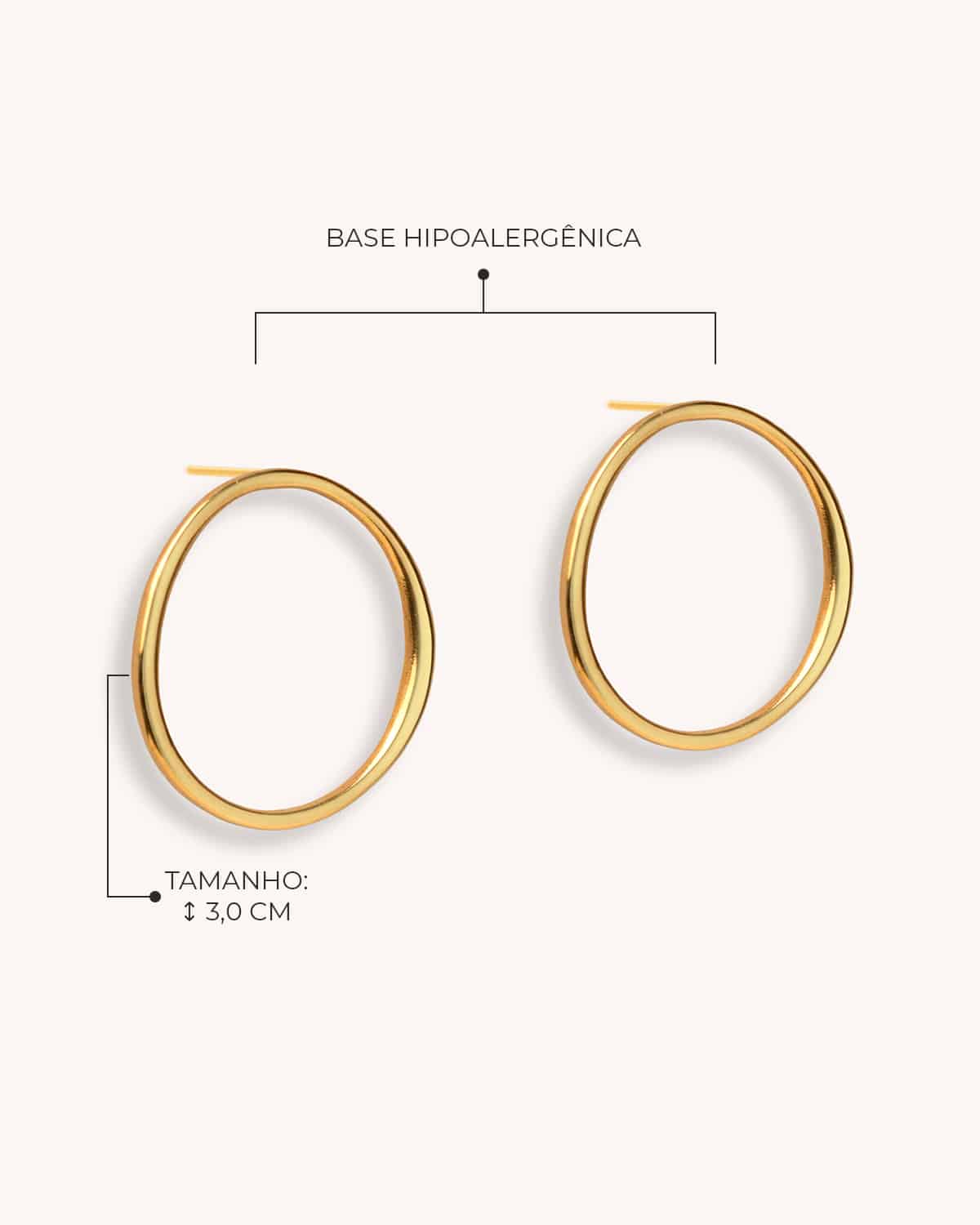 Brinco Alo - Ouro Vintage 18K - Image 4