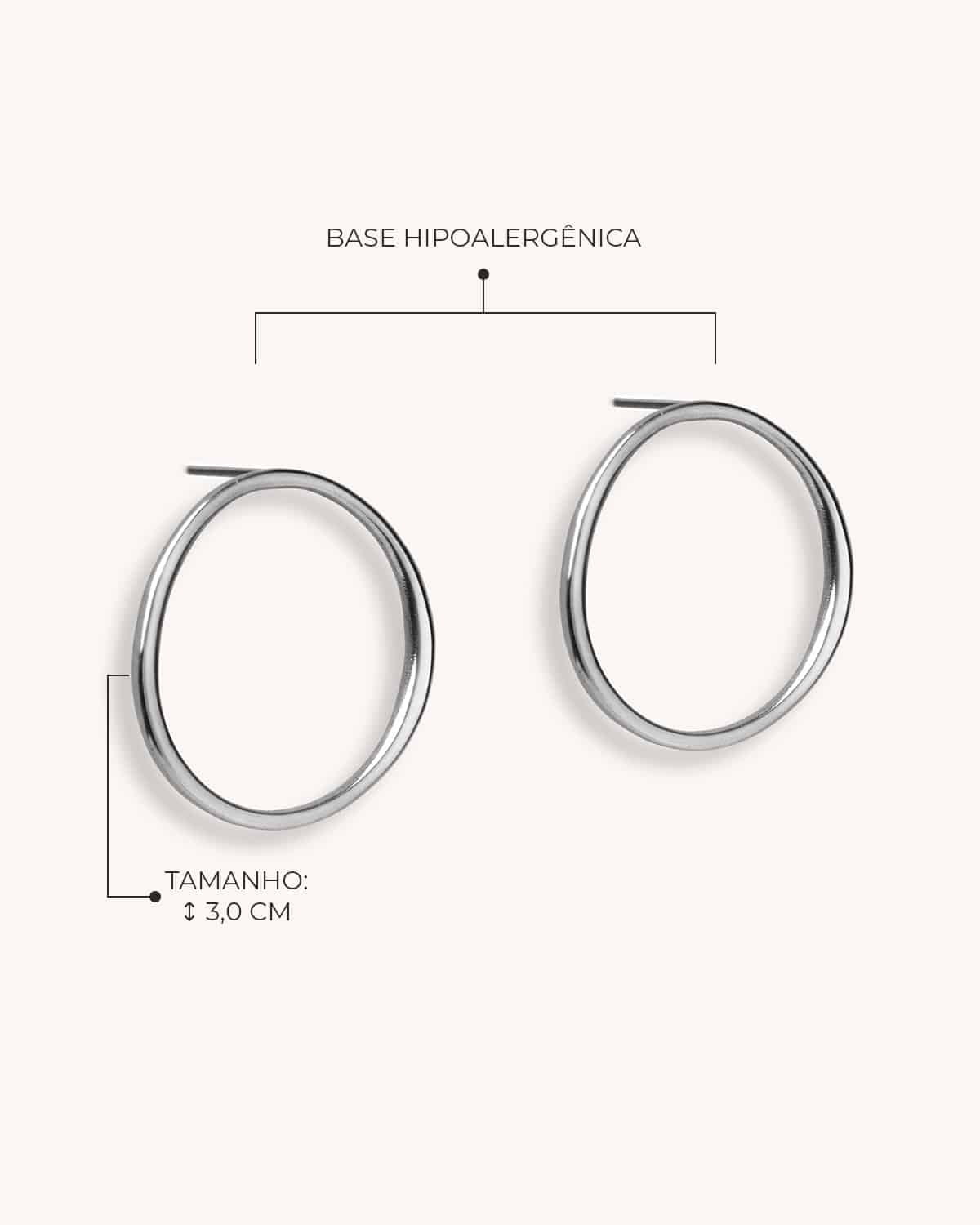 Brinco Alo - Prata Vintage - Image 4