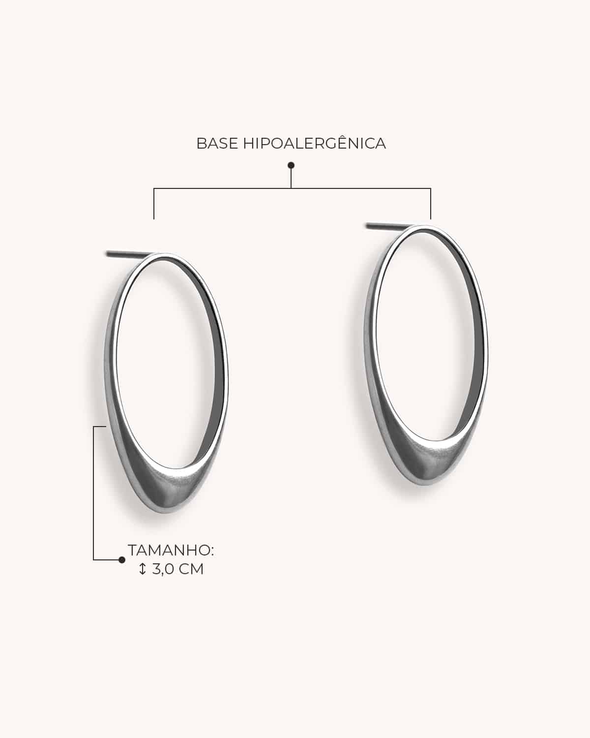 Brinco Arco - Prata Vintage - Image 4