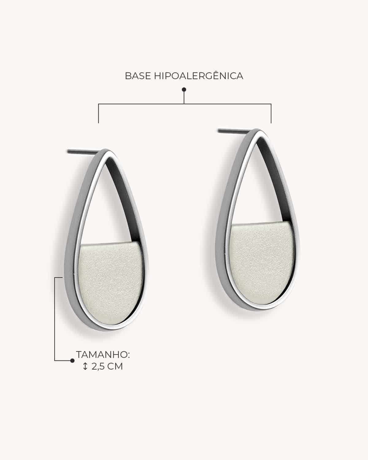 Brinco Gota Pérola - Prata Vintage - Image 4