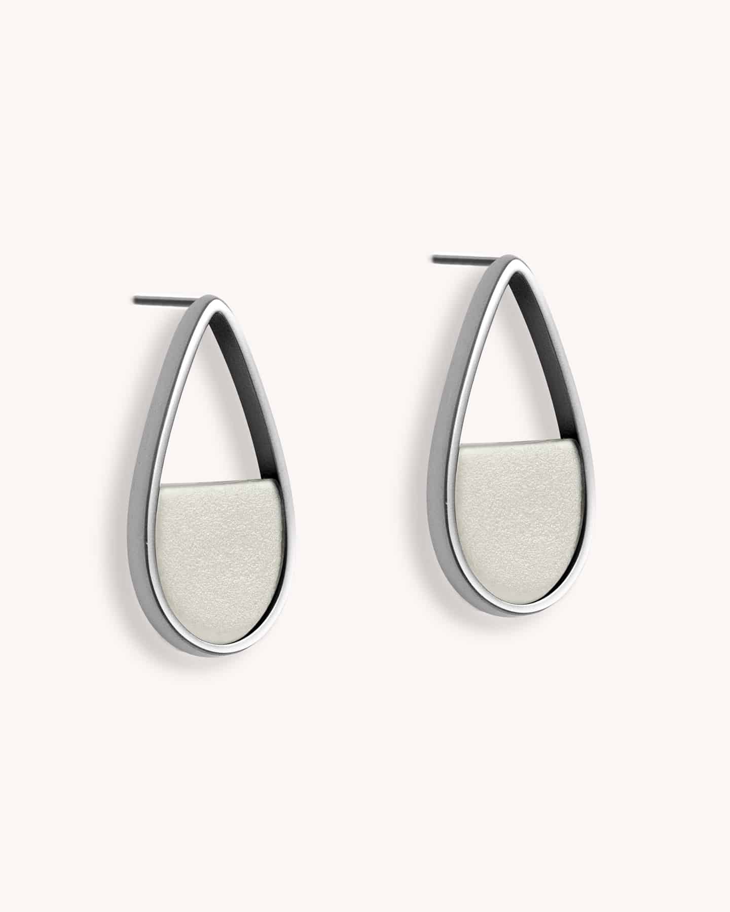 Brinco Gota Pérola - Prata Vintage - Image 3