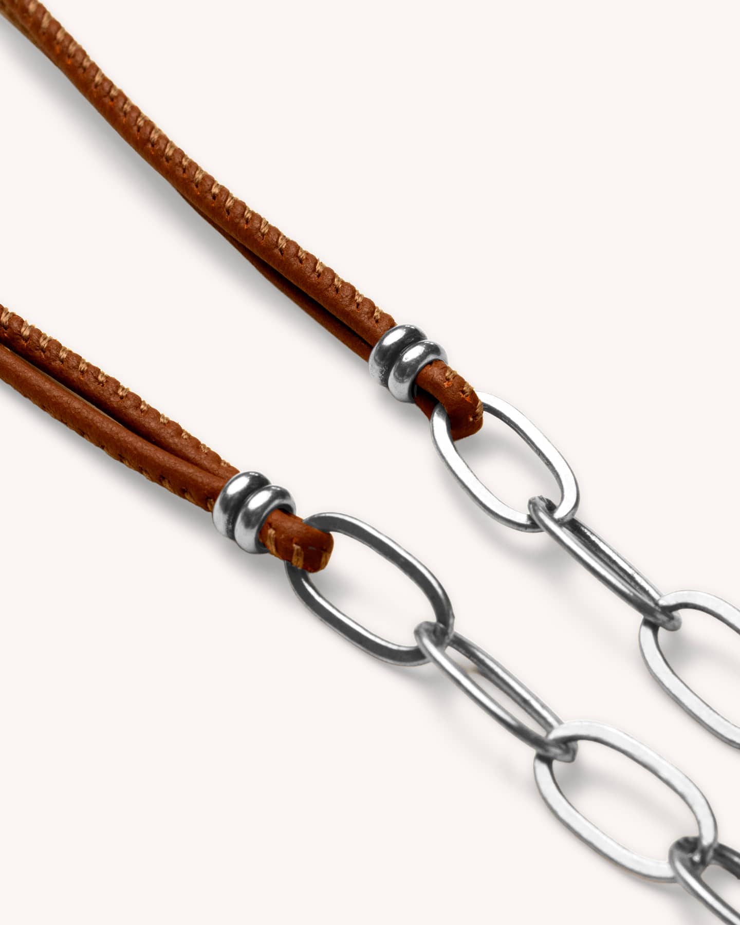 Colar Remo Ágata Azul - Prata Vintage - Image 3