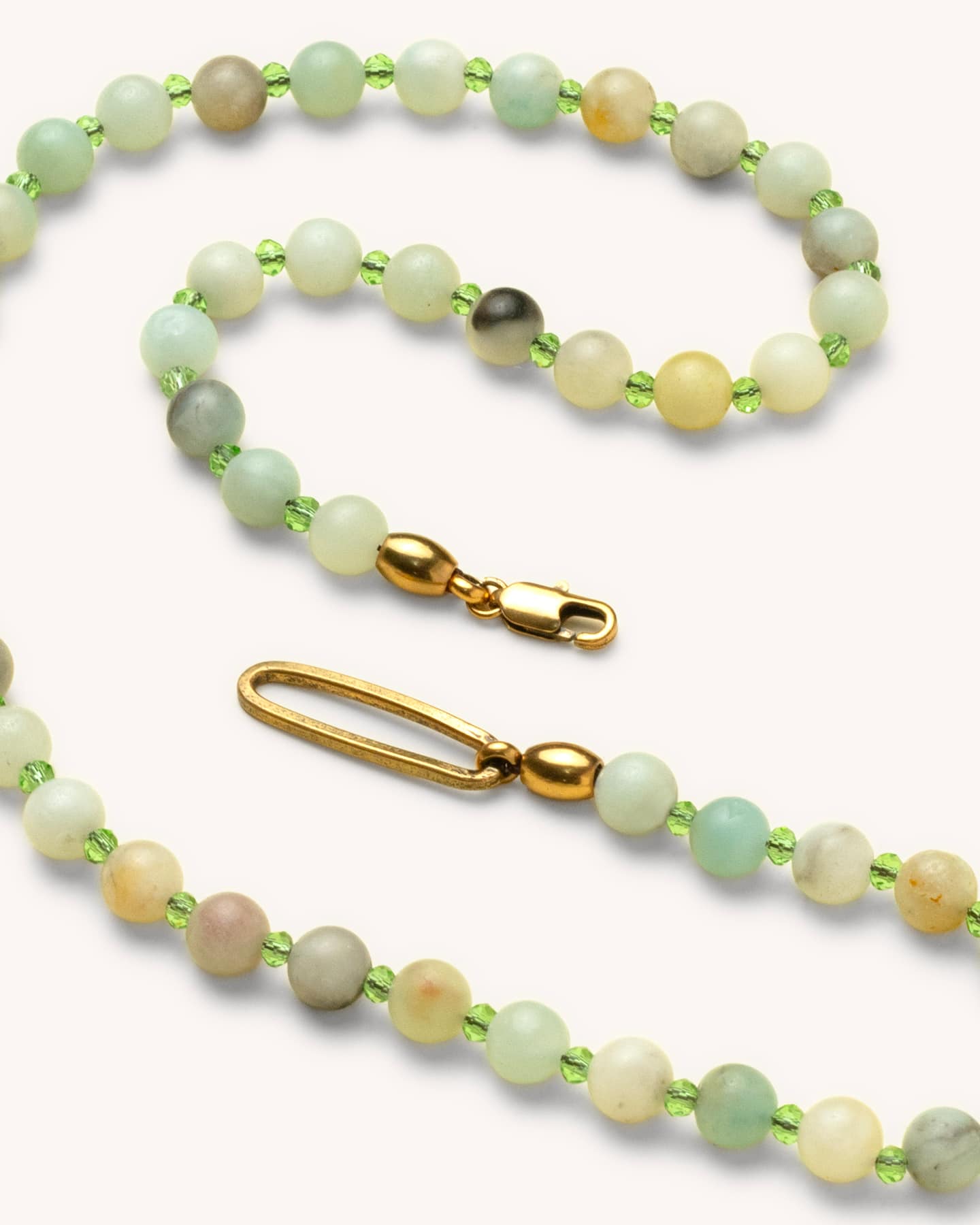 Colar Amazonita - Ouro Vintage 18K - Image 3