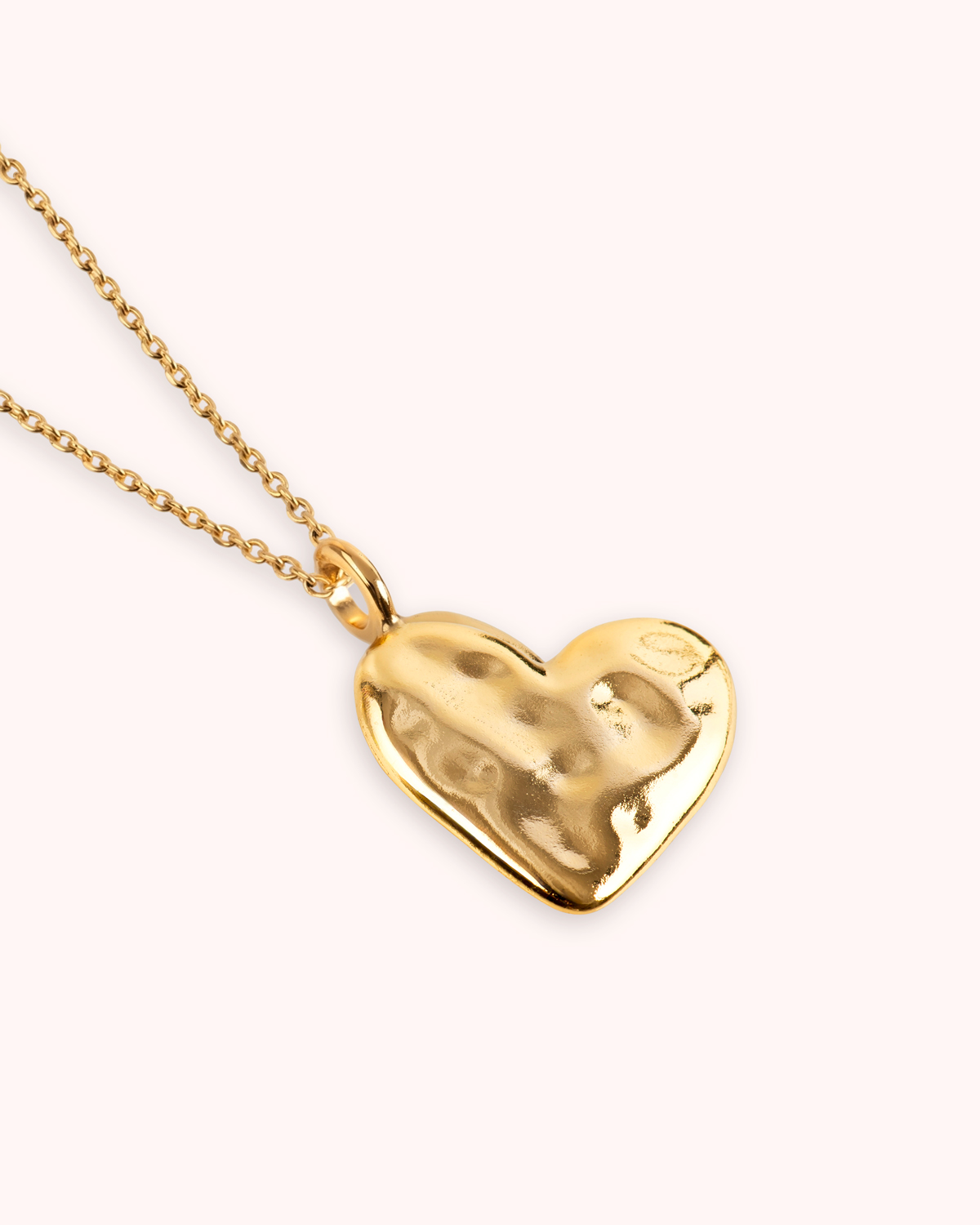 Colar Coração - Banho Ouro 18K