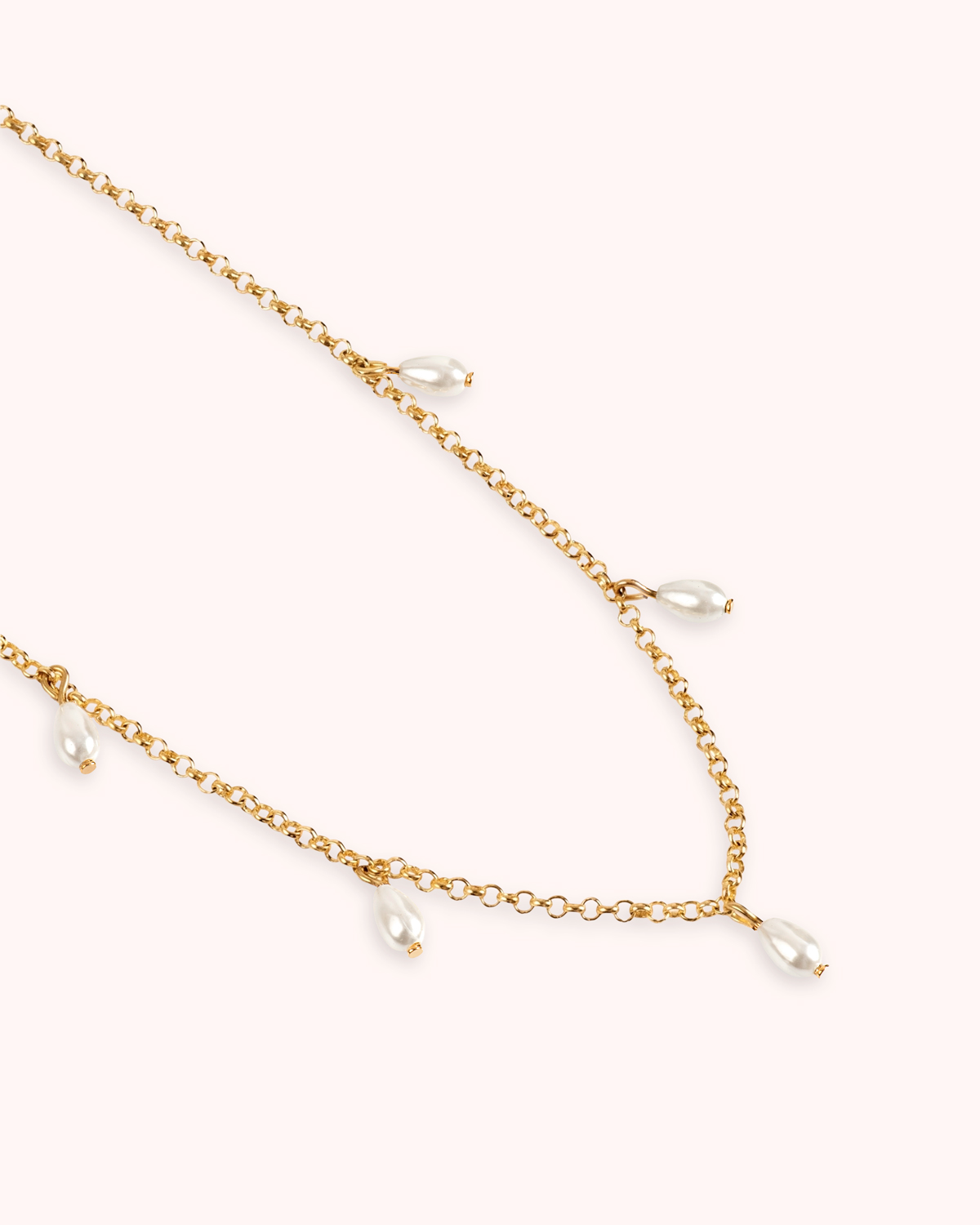 Colar Pérola Mini - Banho Ouro 18K
