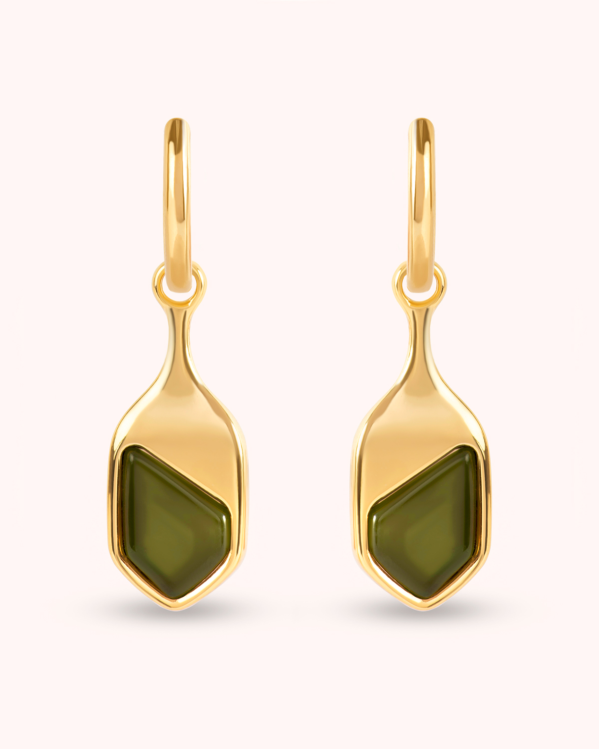 Argola Gaia Verde - Banho Ouro 18K - Image 5