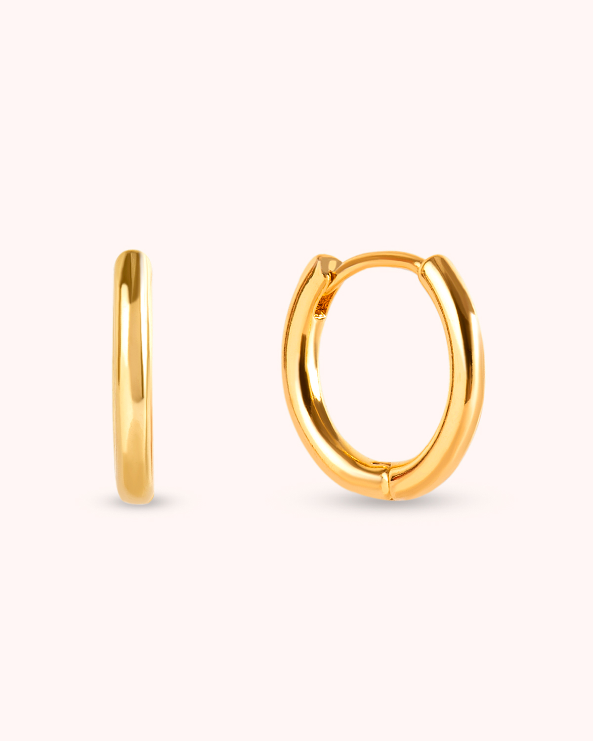 Argola Bari Grande - Banho Ouro 18K